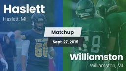 Matchup: Haslett  vs. Williamston  2019