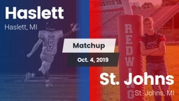 Matchup: Haslett  vs. St. Johns  2019