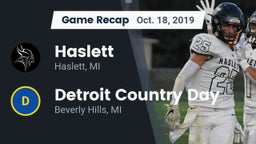 Recap: Haslett  vs. Detroit Country Day  2019