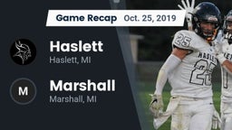 Recap: Haslett  vs. Marshall  2019