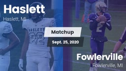 Matchup: Haslett  vs. Fowlerville  2020