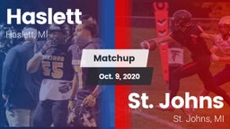 Matchup: Haslett  vs. St. Johns  2020