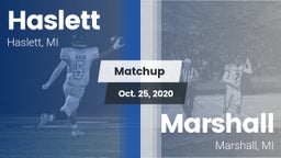 Matchup: Haslett  vs. Marshall  2020