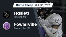 Recap: Haslett  vs. Fowlerville  2020