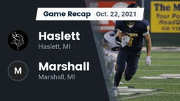 Recap: Haslett  vs. Marshall  2021
