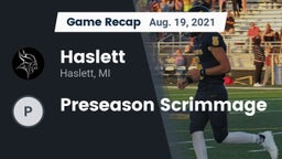 Recap: Haslett  vs. Preseason Scrimmage 2021