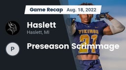 Recap: Haslett  vs. Preseason Scrimmage 2022