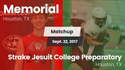 Matchup: Memorial  vs. Strake Jesuit College Preparatory 2017