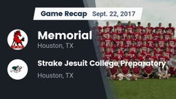 Recap: Memorial  vs. Strake Jesuit College Preparatory 2017