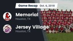 Recap: Memorial  vs. Jersey Village  2018