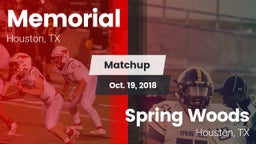 Matchup: Memorial  vs. Spring Woods  2018