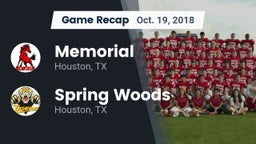 Recap: Memorial  vs. Spring Woods  2018