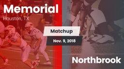 Matchup: Memorial  vs. Northbrook  2018