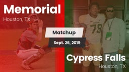 Matchup: Memorial  vs. Cypress Falls  2019