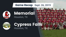 Recap: Memorial  vs. Cypress Falls  2019
