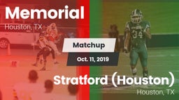 Matchup: Memorial  vs. Stratford  (Houston) 2019