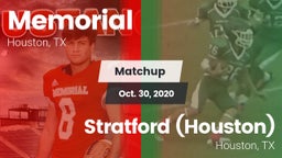 Matchup: Memorial  vs. Stratford  (Houston) 2020