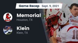 Recap: Memorial  vs. Klein  2021