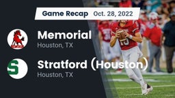 Recap: Memorial  vs. Stratford  (Houston) 2022