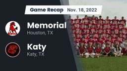 Recap: Memorial  vs. Katy  2022
