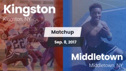 Matchup: Kingston  vs. Middletown  2017