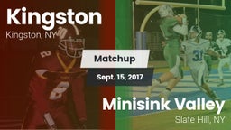 Matchup: Kingston  vs. Minisink Valley  2017