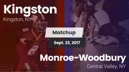 Matchup: Kingston  vs. Monroe-Woodbury  2017