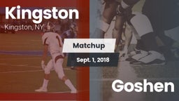 Matchup: Kingston  vs. Goshen  2018