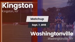 Matchup: Kingston  vs. Washingtonville  2018