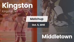 Matchup: Kingston  vs. Middletown  2018