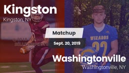 Matchup: Kingston  vs. Washingtonville  2019