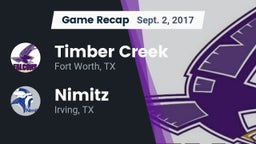 Recap: Timber Creek  vs. Nimitz  2017