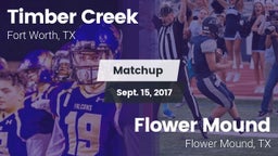 Matchup: Timber Creek High vs. Flower Mound  2017