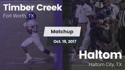Matchup: Timber Creek High vs. Haltom  2017