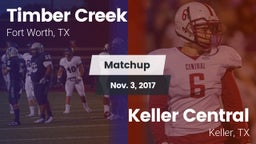 Matchup: Timber Creek High vs. Keller Central  2017