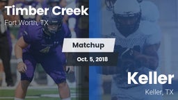 Matchup: Timber Creek High vs. Keller 2018
