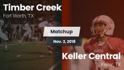 Matchup: Timber Creek High vs. Keller Central  2018