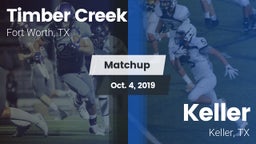 Matchup: Timber Creek High vs. Keller  2019