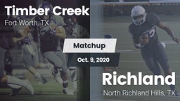 Matchup: Timber Creek High vs. Richland  2020
