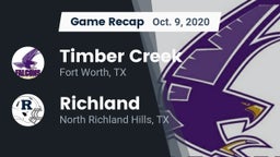 Recap: Timber Creek  vs. Richland  2020