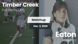 Matchup: Timber Creek High vs. Eaton  2020
