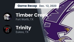 Recap: Timber Creek  vs. Trinity  2020