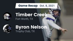 Recap: Timber Creek  vs. Byron Nelson  2021