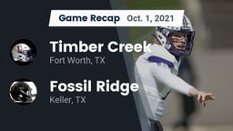 Recap: Timber Creek  vs. Fossil Ridge  2021