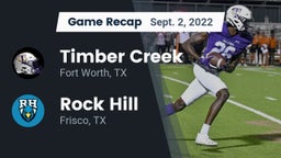 Recap: Timber Creek  vs. Rock Hill  2022