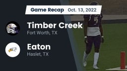 Recap: Timber Creek  vs. Eaton  2022