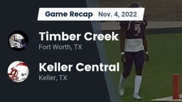 Recap: Timber Creek  vs. Keller Central  2022