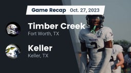 Recap: Timber Creek  vs. Keller  2023