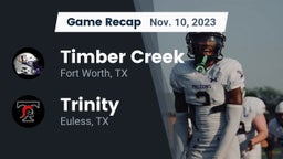 Recap: Timber Creek  vs. Trinity  2023
