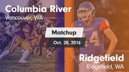 Matchup: Columbia River High vs. Ridgefield  2016